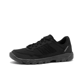 DECATHLON NH500 Cushioned Anti Slip And Wear Resistant Lightweight Low Top Trekking Shoes Men's Black