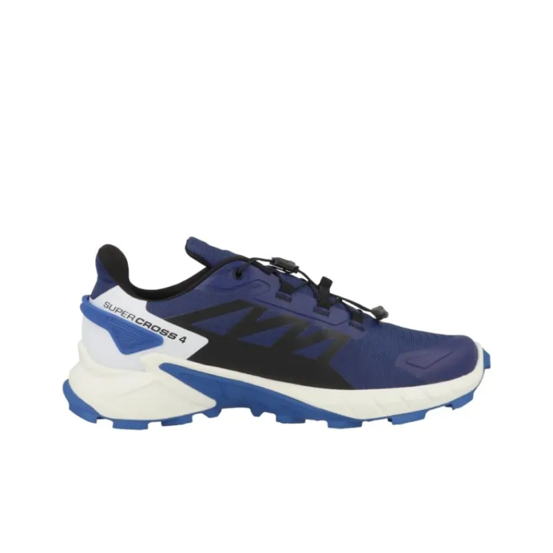 SALOMON Supercross 4 Running Shoes Men Low Top Blue White-1