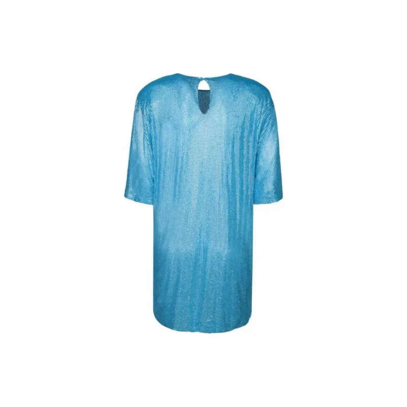 GIUSEPPE DI MORABITO Crystal embellished T shirt Dress-1