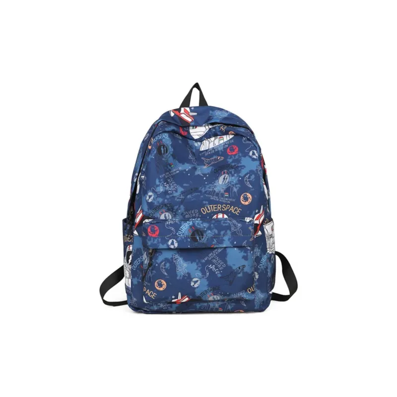 KAKAXI Nylon Backpack Regular Unisex Black/Gray/Green/Blue-5