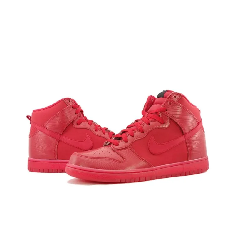 Nike Dunk High 'Red Wood Grain'-2