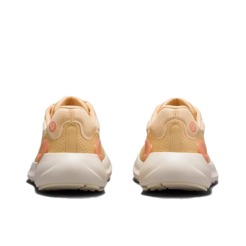 Lululemon Beyondfeel Anti Slip Wear Resistant Low Top Running Shoes Women's Light Yellow-3