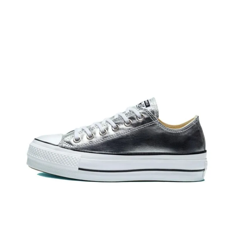 Chuck Taylor All Star Women's Converse Lift Ox 'Silver' Women's-0