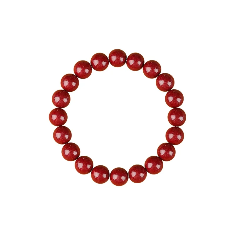 Xiang Yin Cinnabar Water Reversal Relief Peaceful Health Buddhist Bead Bracelet Unisex-2
