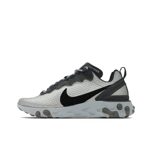 Nike React Element 55 Grey Black Quilted