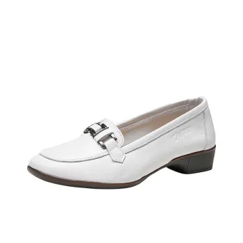 24hrs Loafers 3cm Women's White