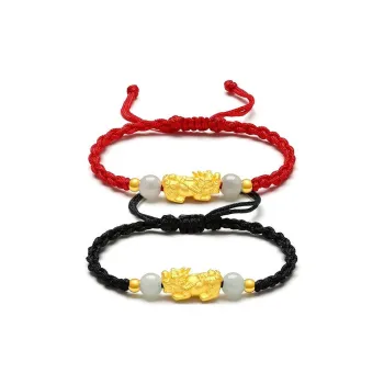 Jingleo Colored Glaze Jade Bracelets Unisex