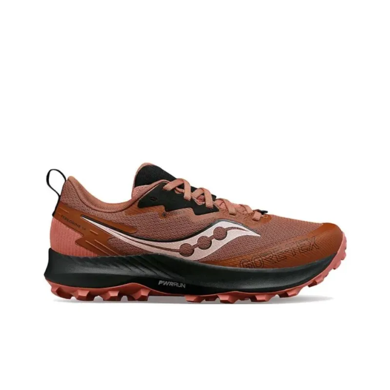 Saucony PEREGRINE 14 GTX Running Shoes Women's Low-Top Red-1
