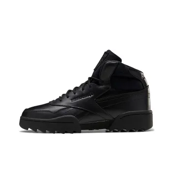 Reebok Exofit Hi Plus Ripple Leather 'Triple Black'