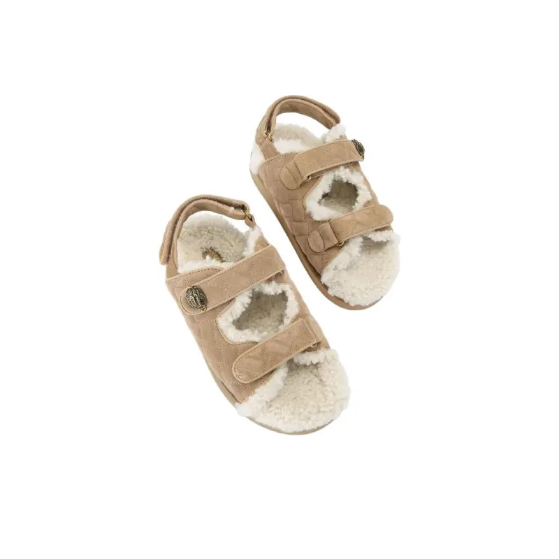 Kurt Geiger London Orson Strap Sandals Women's Beige-3