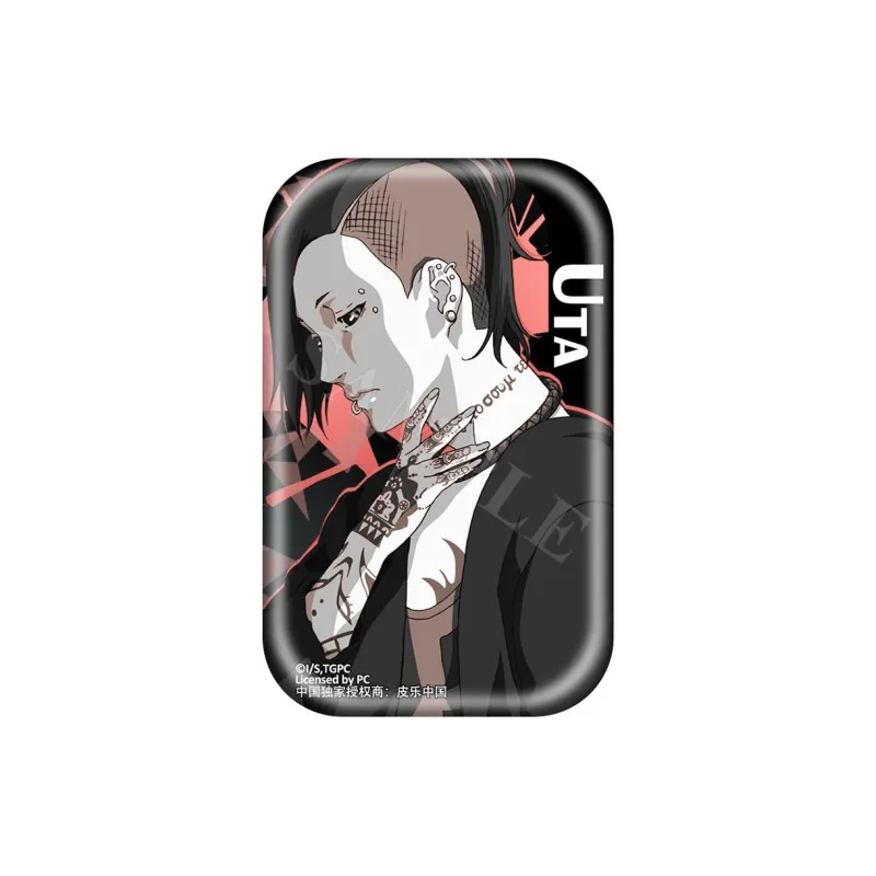 Xhdm Tokyo Ghoul Kinzoku Monochrome Collection Badges-0