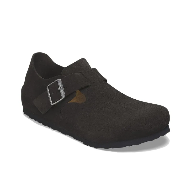 Birkenstock London Suede Leather 'Black'-2