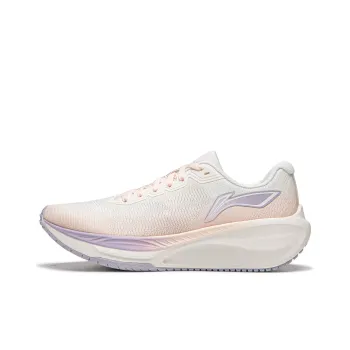LiNing Cushioning, Slip Resistant, Abrasion Resistant, Breathable Low Top Training Running Shoes Women's White