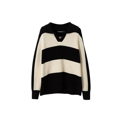 SOON FLOWER Knitwear Women's Black/White Stripes