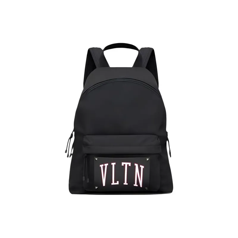 Valentino VLTN Polyester Backpack Men's Black-0