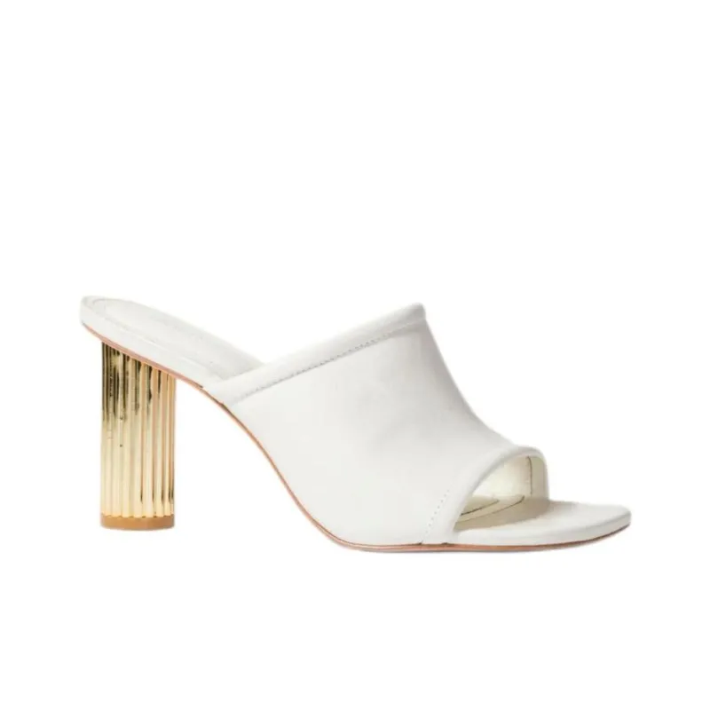 JONATHAN SIMKHAI Slide Slippers Women's White-2