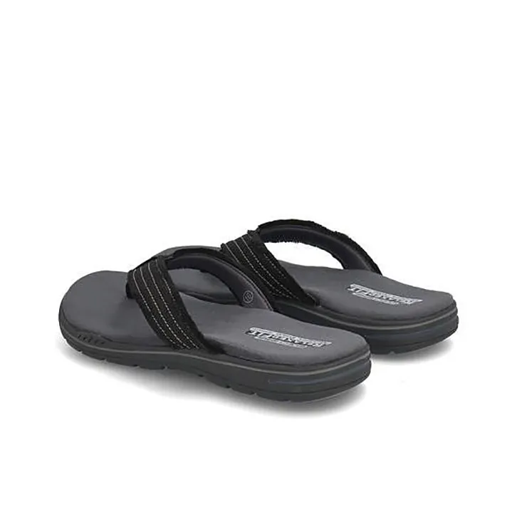 Skechers Relaxed Fit Rubber Sole Abrasion-Resistant Slide Slippers Men's-3