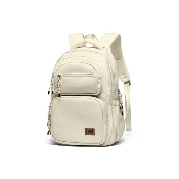 Lee Oxford Water Repellent Backpack For Female High School Students Student Travel Backpack Regular Unisex Gray/Ecru