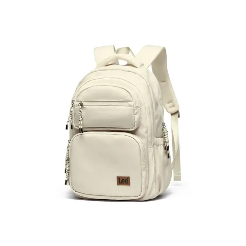 Lee Oxford Water Repellent Backpack For Female High School Students Student Travel Backpack Regular Unisex Gray/Ecru
