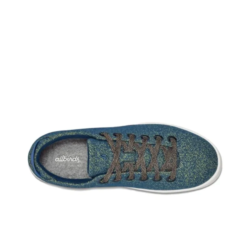 Allbirds Wool Piper Lightweight Low-Top Skateboard Shoes Men's Mystery Garden Blue-2