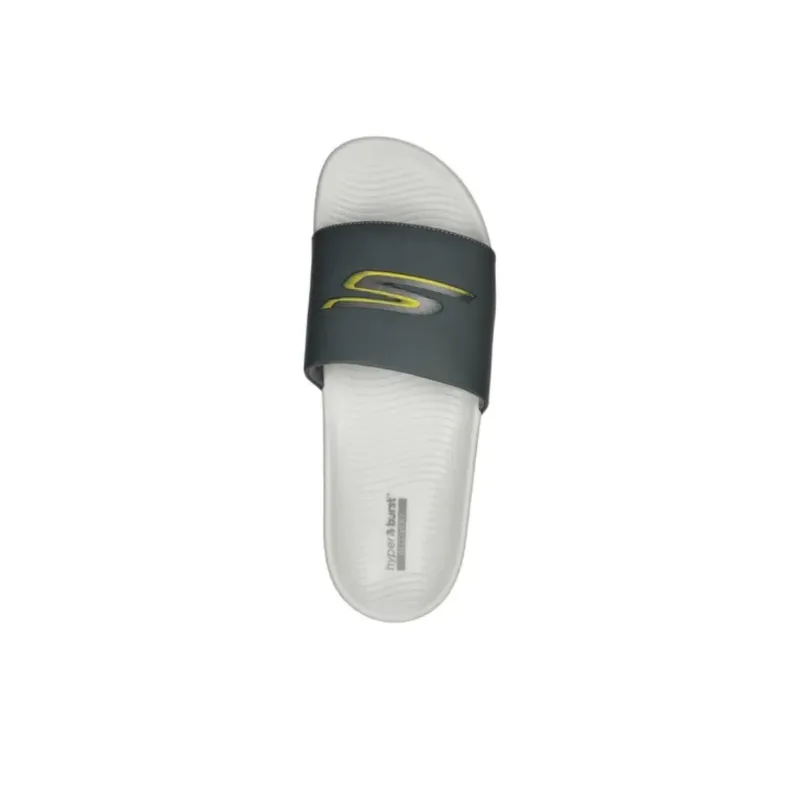 Skechers Hyper Slide Slide Slippers Men's Charcoal Gray-2