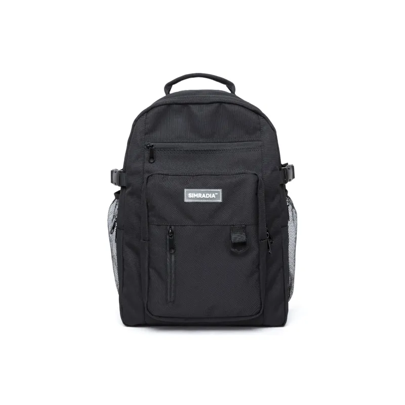 MOYYI Oxford Backpack Large Size Unisex Black White-6