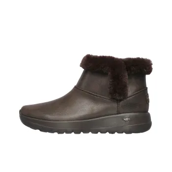 Skechers ON THE GO Joy Thermal Abrasion Resistant Short Snow Boots Women's Brown Black