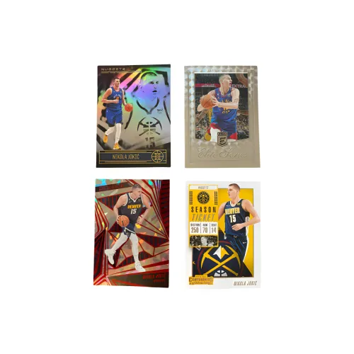 PANINI Nikola Jokic Nikola, Star Player Card, Nuggets Fan Collection, Card Access Pass Sports Cards 4 Pcs