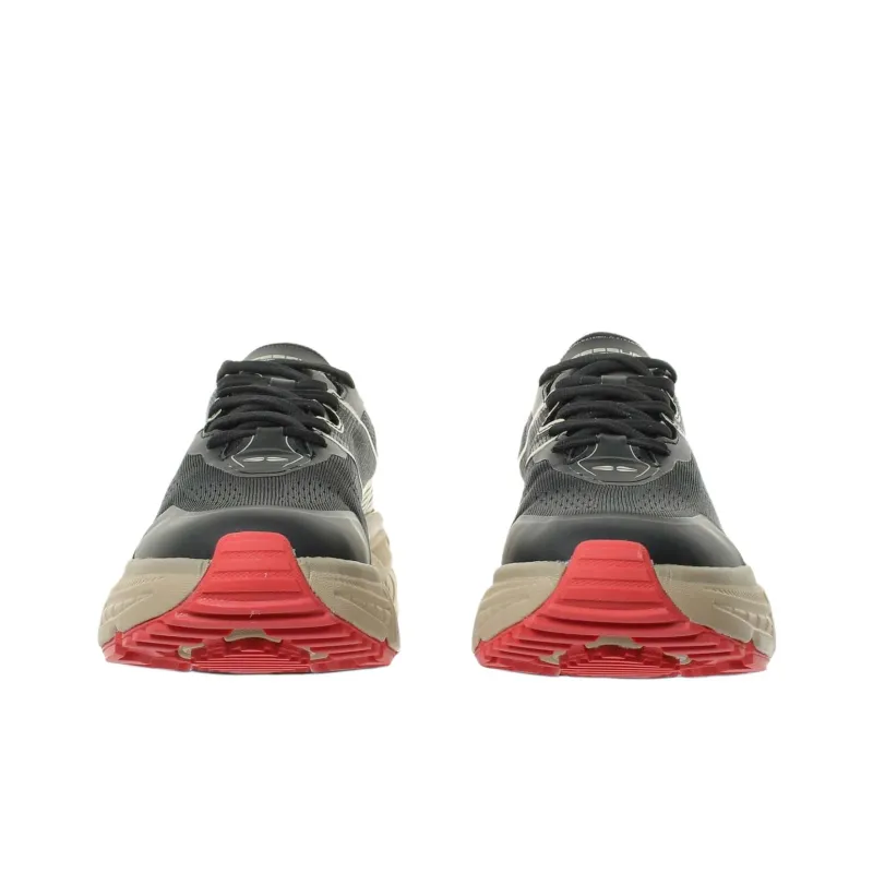 FESSURA Low Top Running Shoes Men's Black-3