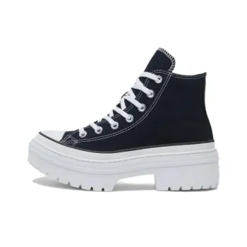 Chuck Taylor All Star Women's Converse Lugged Heel Platform High 'Black White' Women's