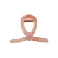 Gradient Orange Round Bead Claw Clip