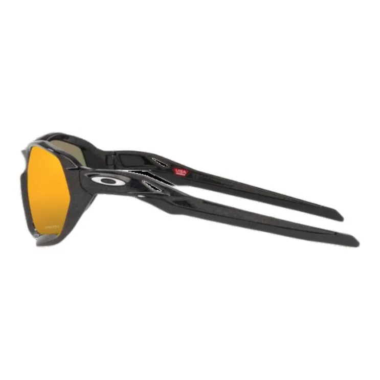 Oakley Nylon Irregular Shape Sunglasses Men's Black-2