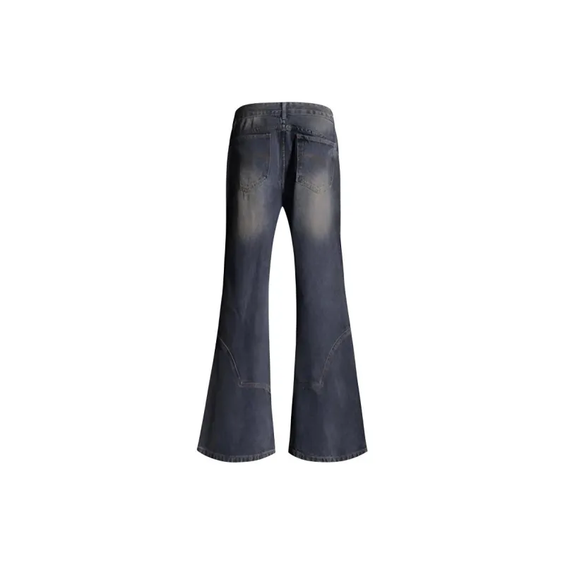 Kazakhstan Jeans Women's Vintage Blue Gray-1