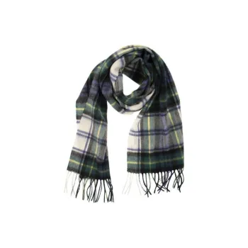 BARBOUR Tartan Fringed Edges Scarf