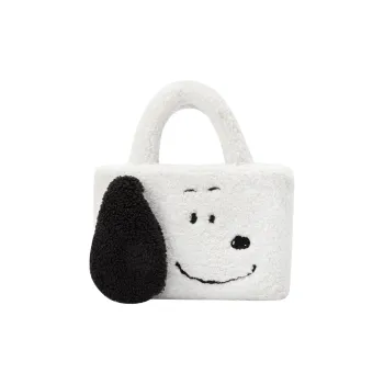 Snoopy X SEM/R Handbags Ecru 10302