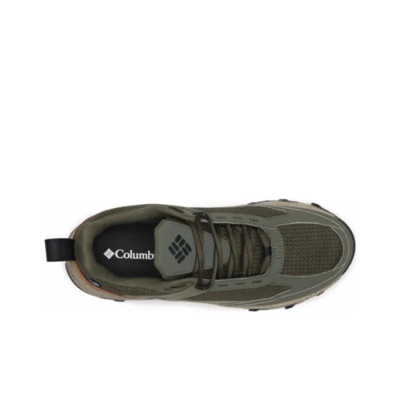 Columbia HATANA Anti Slip Wear Resistant Low Top Hiking Shoes Men's Green Brown-2