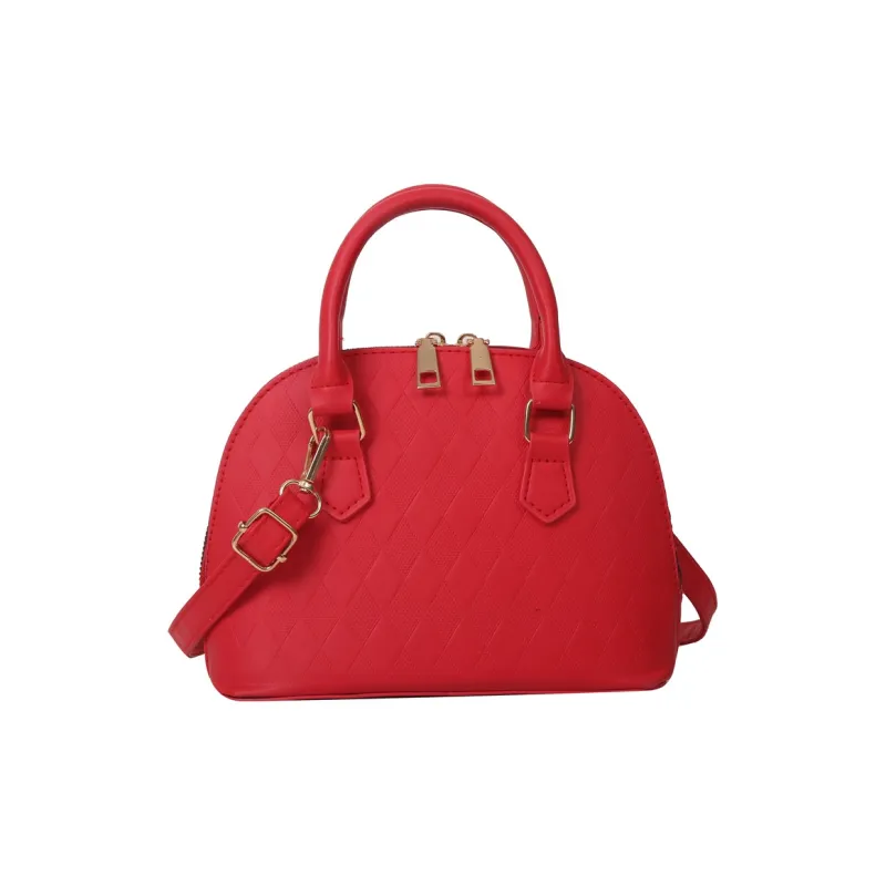 SUPERCUTE PU Dome Bag Shoulder Bag Crossbody Bag Handbag Women's Black Red/Green/Orange/Brown-7
