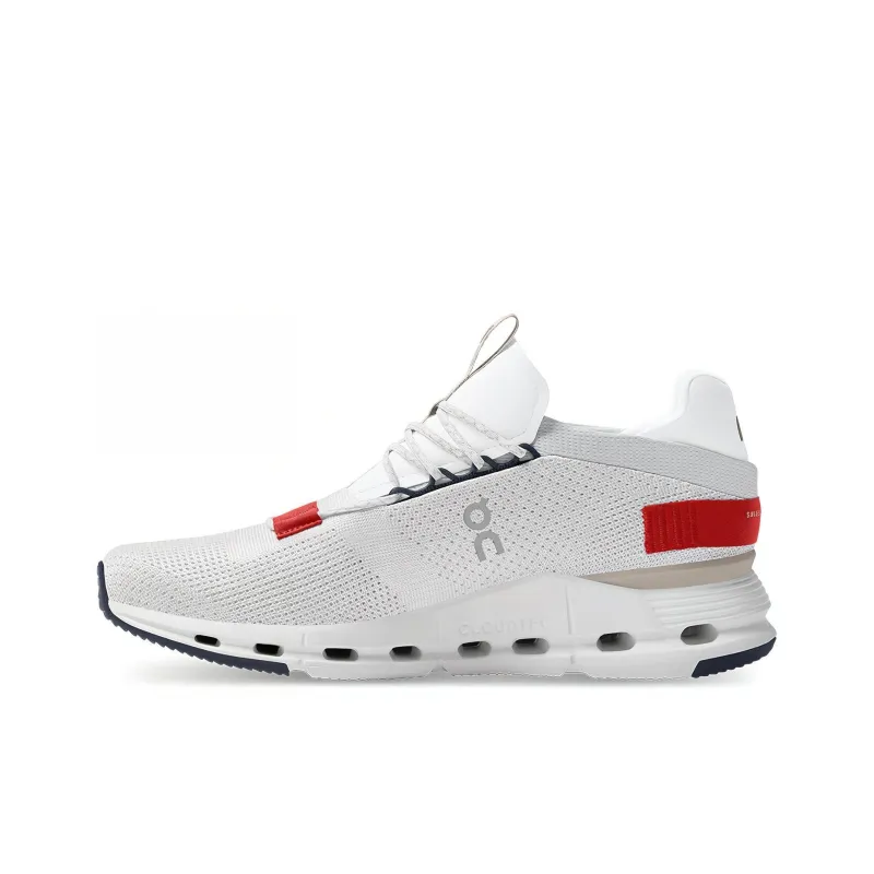 On Running Cloudnova White Red-0