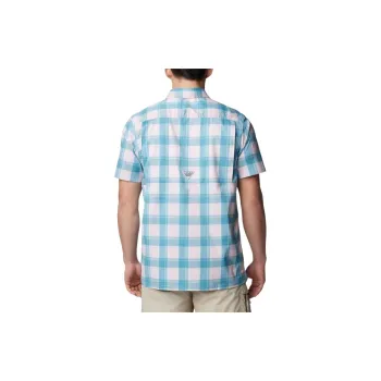 Columbia PFG Super Slack Tide™ Camp Shirt Shirt Men's Blue