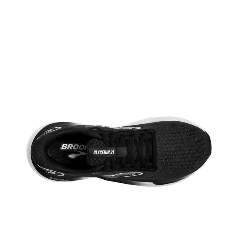 Brooks Women's Glycerin GTS 21 'Black White'-4