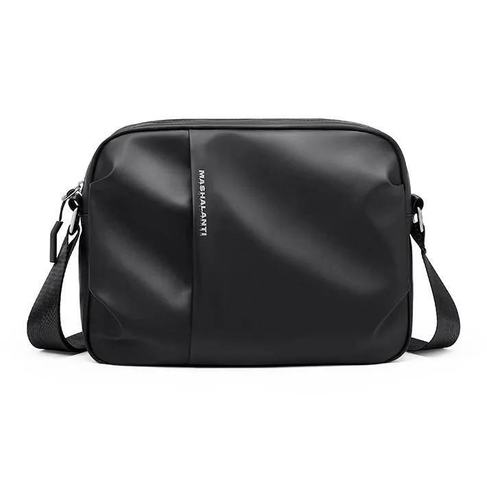 MashaLanti PU Shoulder Bag Crossbody Bag Regular Men's Black-1