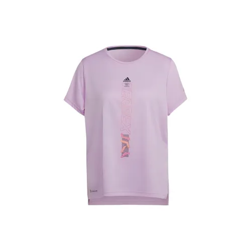 Adidas Terrex Agravic T-Shirts Women's Happiness Purple Lilac