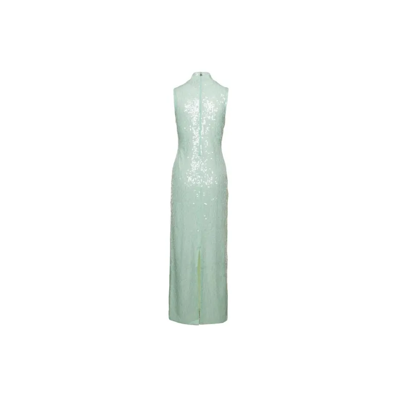 Rotate Sequins Midi Slit Dress-1