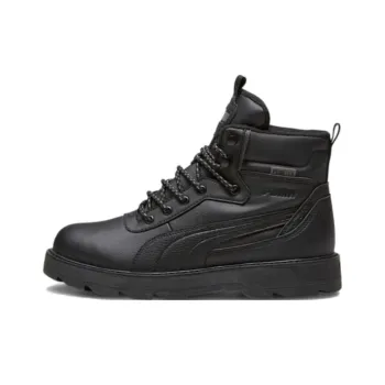 PUMA Desierto Cushioning, Wear Resistant High Top Skateboard Shoes Men's Black