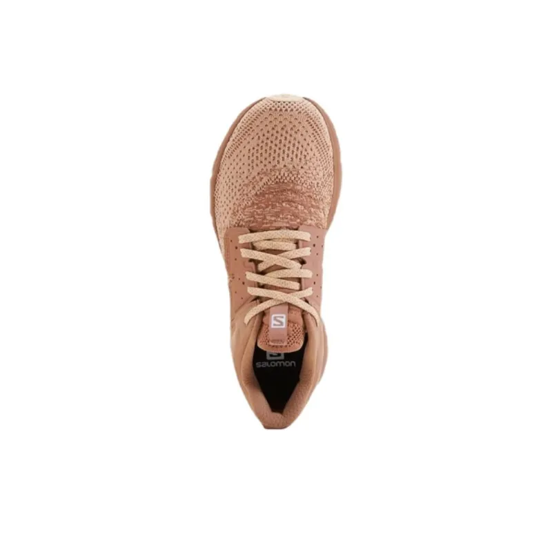 SALOMON Predict Soc Cushioned Anti-Slip Wear-Resistant Breathable Lightweight Low-Top Running Shoes Women's Apricot-2