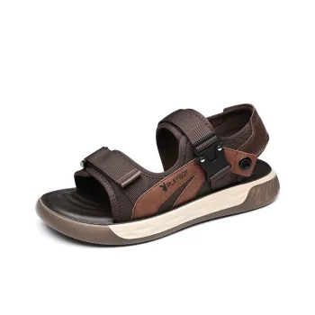 Playboy Beach Sandals Men Brown/Green/Gray
