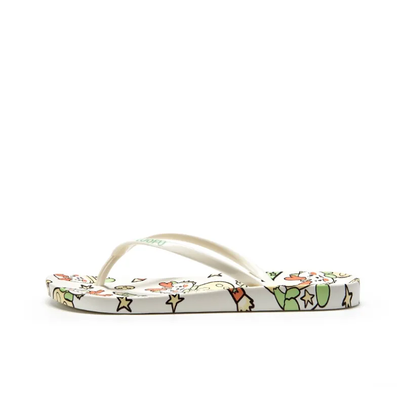 LUOFU Slip-Resistant Flip Flops Women's-4
