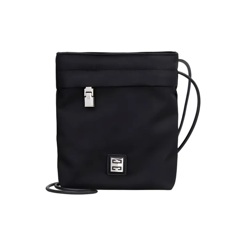 GIVENCHY Nylon Shoulder Bag Clutch Men's Black-2