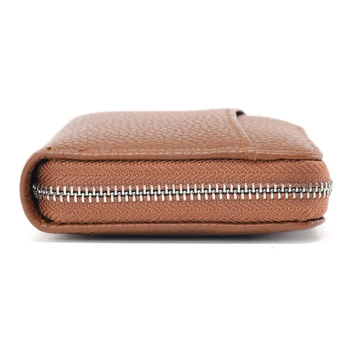 HAWA PU Card Holder Regular Unisex Black/Brown/Green/Red/Apricot/Blue/Gray/Purple-3