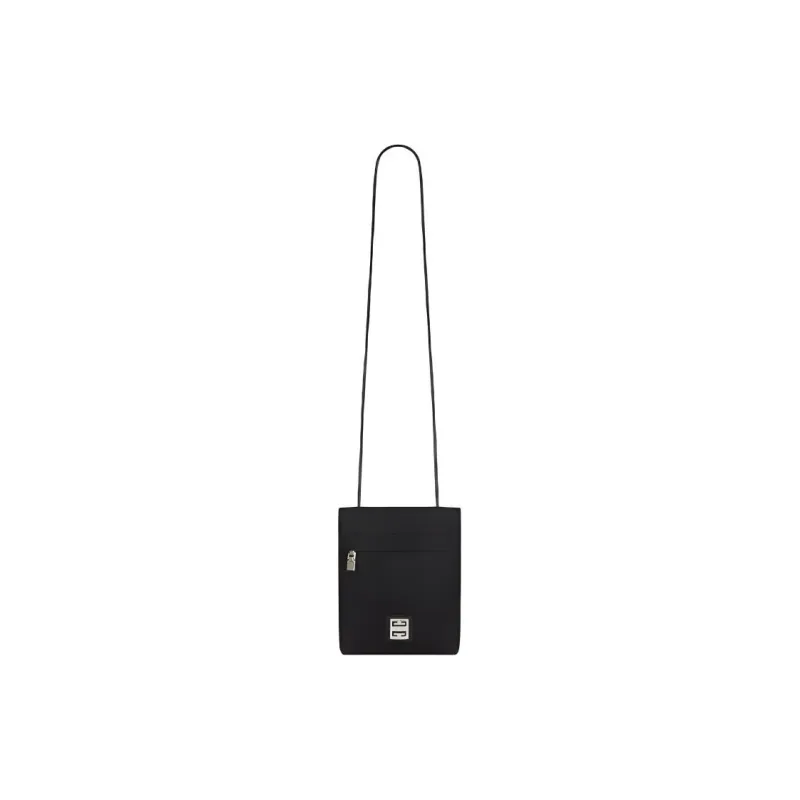 GIVENCHY Nylon Shoulder Bag Clutch Men's Black-4